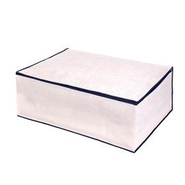 Astro Storage Case for Bedding Set, White, Single Size, 3-Layer Structure, Breathable Non-Woven Fabric, Durable Fabric, For Down Comforter, Quilt, Mattress, Store Together, Guest Use, Bedding, Storage