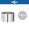 Kuchenprofi 4-Piece 3-Inch Food prep/Plating/Forming Rings in 18/10 Stainless Steel