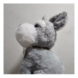 Jextech Peluche Cachorro Juguete Felpa Schnauzer 30cm Tierno Perro