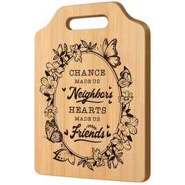 Neighbor Gifts, Housewarming Gift for New House Homeowner, Cool Christmas Presents for Neighbors Friends, Thank You Welcome Gifts for New Neighbors Cutting Board Appreciation Xmas Neighborly Gifts
