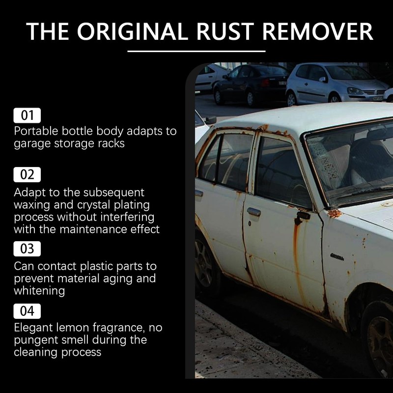 RCSCBC Rust Remover Spray,Rust Remover for Metal,for Heavy Duty Rust