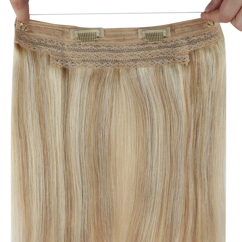 Sunny Hair Wire Hair Extensions Human Hair Invisible Wire Hair