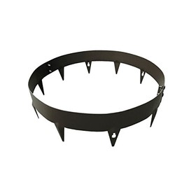 Core Landscaping 4 Foot Diameter Brown Pre-Rolled Steel Tree Ring