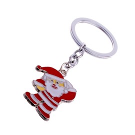 SHOWERORO goodie bag favors metal keychain christmas decor snowflake key rings christmas stocking stuffer key chain holder key chain rings key ring holder accessories pendant
