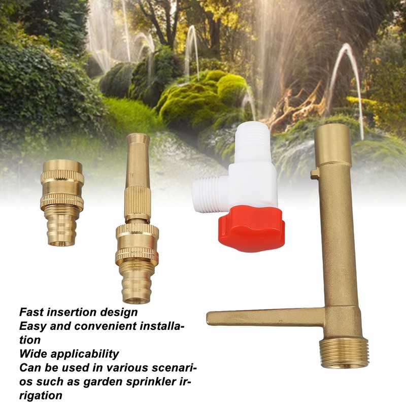 G3/4 Brass Quick Water Intake Valve Key Brass Quick Coupler