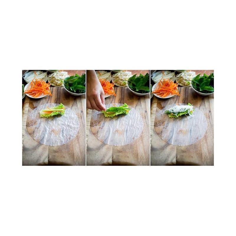 Three Ladies Vietnamese Spring Roll Rice Paper Wrapper For FRYING