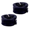 Schwalbe Unisex-Adult AV13 Fahrradschläuche, Schwarz, 26'' x 2er pack