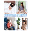 MOXTOYU Sleep Headphones Bluetooth Eye Mask for Side Sleepers