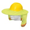 Truper PROCA-V, Protector Solar Plegable para Casco Color Verde con