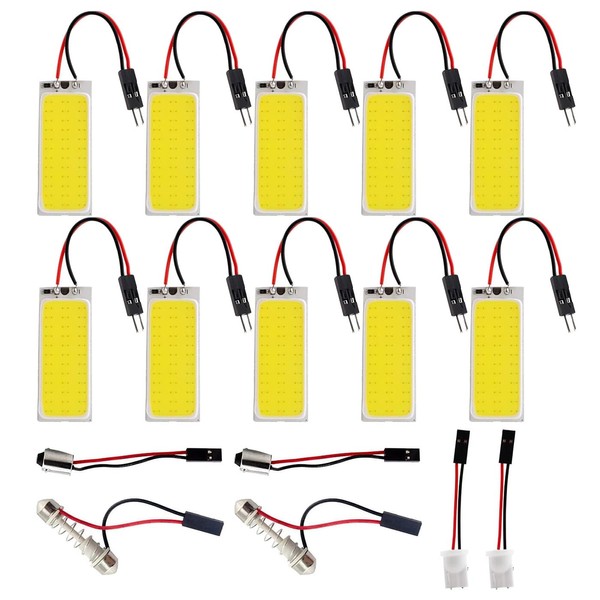 HUAZIZ Pack of 10 Super White Energy Saving 36 SMD