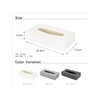 Taiwa SB-IT-SW Tissue Case, Satin White, Simple, Wide Opening for