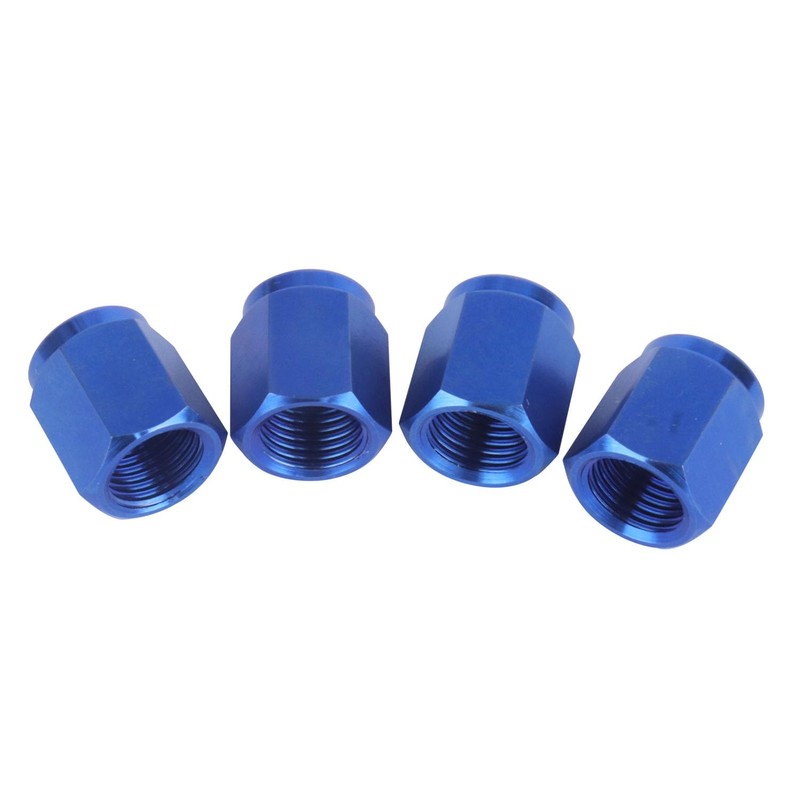 UHDFBDHF 4 PCS Titanium Metal Tire Valve Stem Caps, Dust