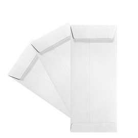100 Catalog Envelopes, 6 1/2" x 13", Open End, Sturdy 28lb. White, Strong Gum Flap, 100 Envelopes