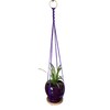 ATLanyards Dark Purple Hanging Plant Shelf | Purple Plant Hanger