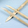 AUEAR, 3 Pack Bamboo Double Head Pointed Stylus Pen Bamboo