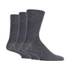 3x Pairs of Mens Plain Gentle Grip Non-Elastic Socks/UK 6-11