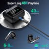 Wireless Earbuds, Bluetooth 5.4 Headphones In Ear with Multifunctional Touchscreen,