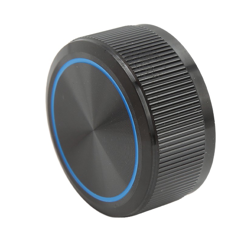 Guitar Knob Aluminum Black Plate Blue Line Professional 1/4in Axes