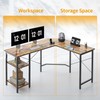 BANTI L Shaped Computer Desk, 59" Reversible Corner Desk with
