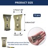 12 Pcs Brick Clips for Hanging, Heavy Duty No Drill