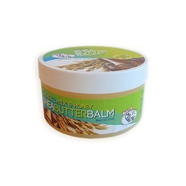 The Original CJ's BUTTer® - Bálsamo de manteca de karité totalmente natural, avena, leche y miel, 6 onzas