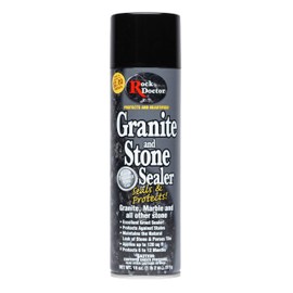Rock Doctor Granite Sealer for Marble, Stone, and Tile Countertops, Streak-Free Finish with Stain Resistant Moisture Protection, Interior and Exterior Use, Pack of 4