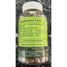 Pure Moringa Oleifera Complete Green Superfood 600mg 180 Capsules