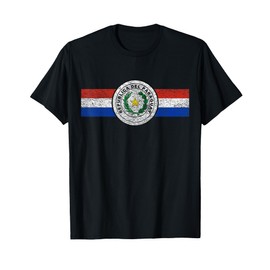 PARAGUAY FLAG SPORTS ATHLETIC JERSEY STYLE TOP T-Shirt