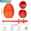 JOD® 4PCS 3D Printed Dragon Eggs with Dragon Inside –