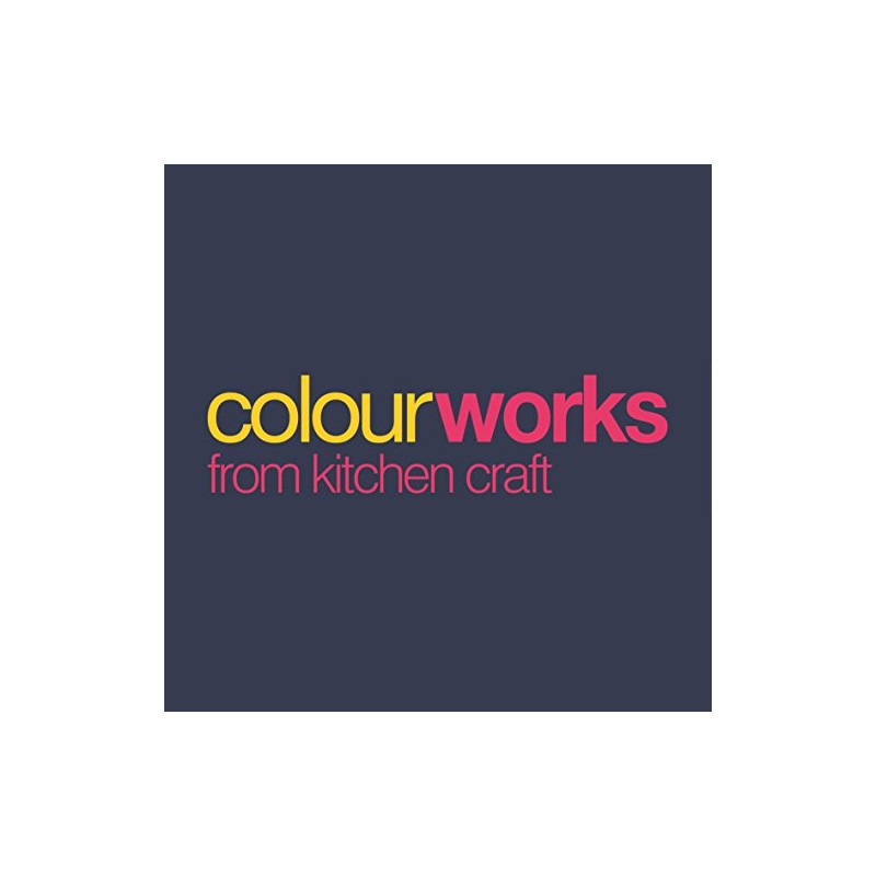 KitchenCraft Colourworks Polyethylene Reversible Cutting Board, 36.5 x 25 cm