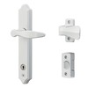 Ideal Security BK1215W ML Lever Set for Storm Doors and