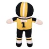 Zubels Baby Boys’ Hand-Knit Football Player Plush Toy, All-Natural Fibers,