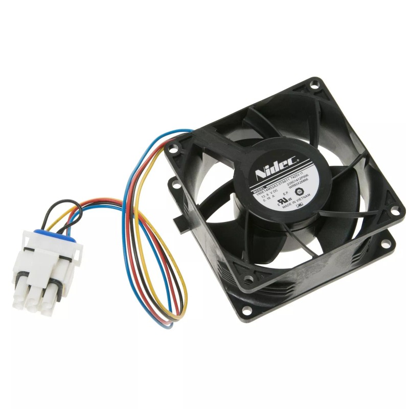 GE Appliances Refrigerator Evaporator Fan Motor WR60X26866, WR60X26033