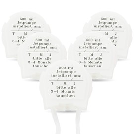 5 x Replacement Pump Hygiene Disposable Jet Pump for 500 ml Touchless Automatic Dispenser 3-4 Months (4+1 Value Pack)