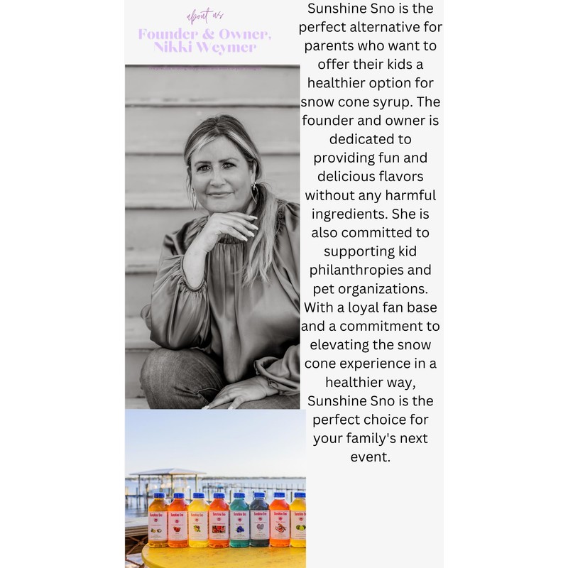 Sunshine Sno Dye Free Snow Cone Syrup, Tiger's Blood, 16oz,