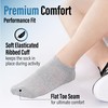 The Essentials Wardrobe 6PK Ladies Half Terry Trainer Socks -