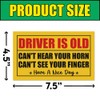 BAVAHA [7.5"x4.5"] Driver is Old Magnet Can't Hear Your Horn