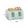 OVENTE Electric 4-Slice Toaster Machine with 6-Shade Selector Setting, Cancel