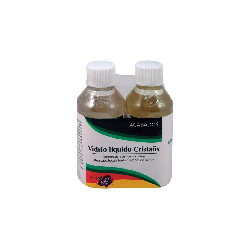POLICRAFT JUEGO DE RESINA CRISTAFIX 250ML 905