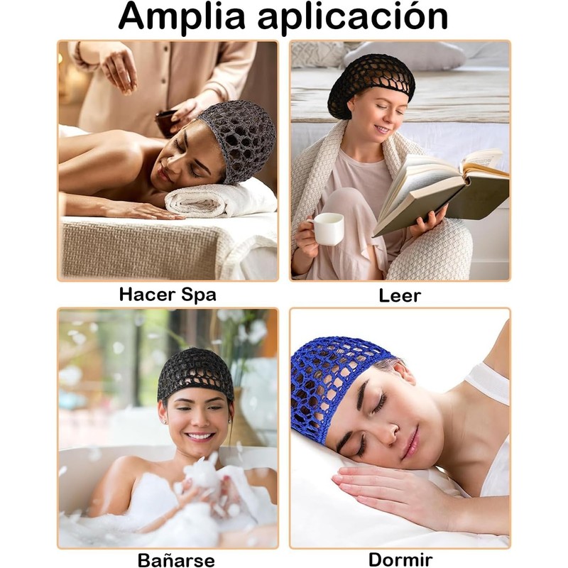 6 Mallas Para Cabello, Red Para Cabello,juego de cabello transpirable