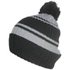 Best Winter Hats Quality Striped Beanie with Solid Cuff &