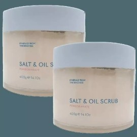 Secret 시크릿 솔트 앤 오일 스크럽 파머그래넛 400g x2개 Secret Salt and Oil Scrub Pomegranate 400g x 2