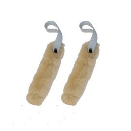 Bundle of 2 of our Real Sheep Skin Dog/Puppy Tug Toy Small RedLine K9