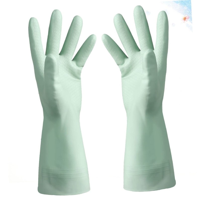 ORFOFE 1Pair Cleaning Gloves Durable Dishwashing Mittens for Home Use