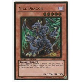 Yu-Gi-Oh! - Vice Dragon (GLD3-EN002) - Gold Series 3 - Limited Edition - Ultra Rare