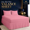 Egypto Plain Dyed Deep 𝐅𝐢𝐭𝐭𝐞𝐝 𝐕𝐚𝐥𝐚𝐧𝐜𝐞 Sheet Single – Easy
