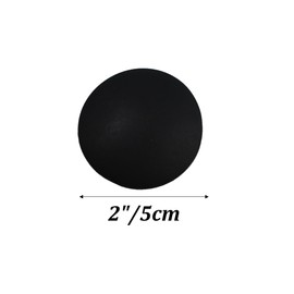 Septe 6Pcs 2" Round Silicone Door Knobs Wall Protectors,Door stoppers for Wall,Self Adhesive Door Handle Bumpers for Walls(White, Gray, Black)