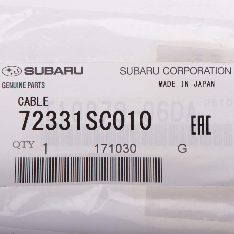 Subaru 2009-2013 Subaru Forester Dash Heater Temperature Control Cable 72331SC010