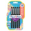 Paper Mate Flair Felt Tip Pens | Medium Point (0.7mm) | Black | 5 Count