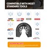 172 Pcs Oscillating Tool Sanding Pad Kit 4 Pcs Triangle